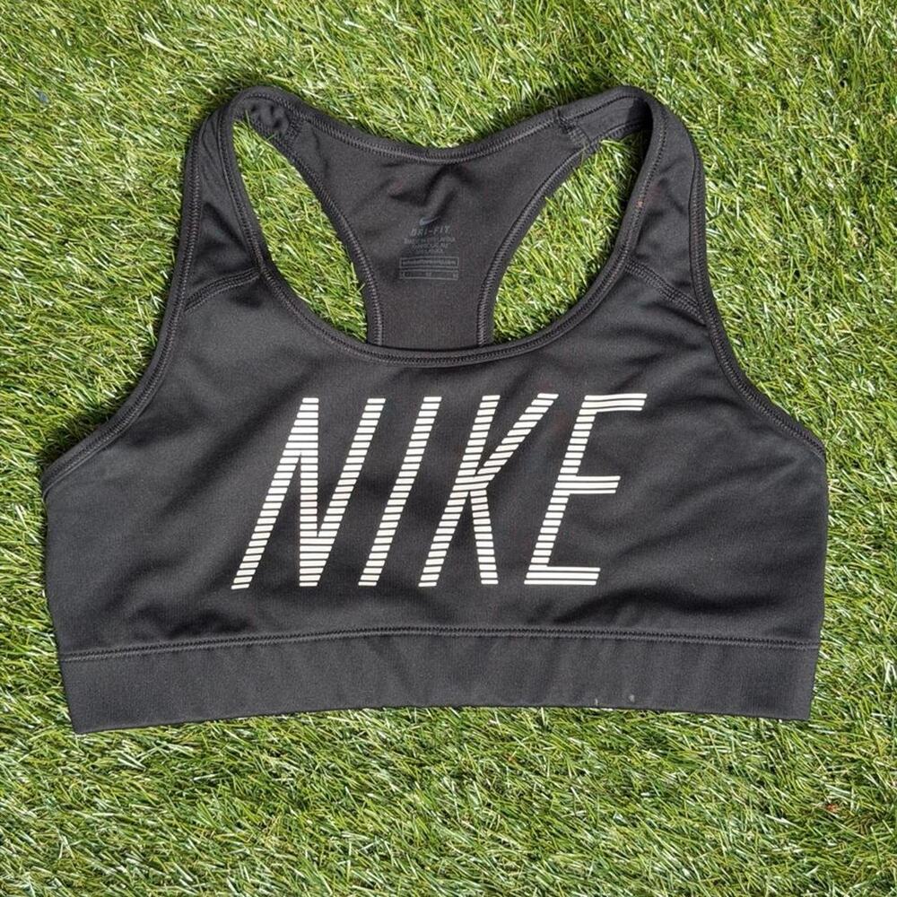 Nike black sports bra